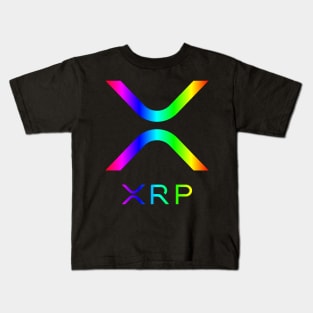 XRP Crypto - Full Spectrum Effect Kids T-Shirt